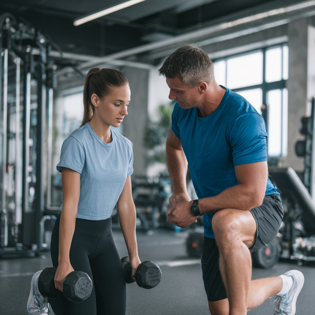 Echipa PowerForma în sala de fitness